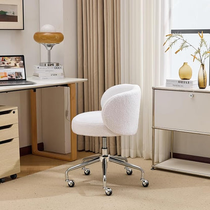 VINGLI Cute Small Swivel Desk Chair Comfy - Image 3