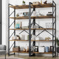Shintenchi 2 Pieces 5 Tiers Bookshelf, Classically Tall Bookcase Shelf by Shintenchi%7CFurnitureMadeforRealLife