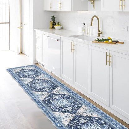 Yamaziot Washable Runner Rug, 2x10 Non-Slip Boho Vintage Hallway Rug Runner - Image 7