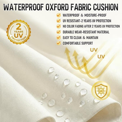 Folding Chaise Lounge Cushion Quick Dry - Image 3