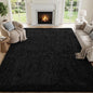 PLHXFR 6x9 Area Rugs Living Room: Fluffy Bedroom Rug Shag Carpet Black | by PLHXFRSoftAreaRugs