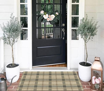 Plaid Outdoor Rug - Image 9