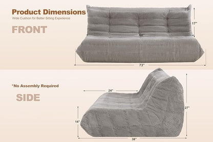 Bean Bag 3-Seater Chair Big Sofa Beanbag Chair - Image 2
