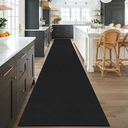 KOZYFLY Black 3x18 Runners Rugs - Image 2