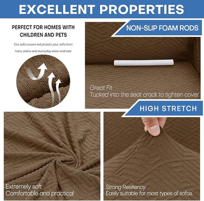 XINEAGE New Stretch Armchair Covers 1 Piece Chair Slipcovers Chair Protector - Image 5