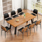 REONEY Dining Chairs Set of 8, Mid-Century Modern Upholstered PU Leather Chairs by REONEY