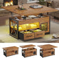 Itaar 40" Lift Top Coffee Table, 4 in 1 Coffee Tables by Itaar