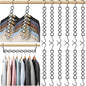 12 Pack Space Saving Hangers for Clothes, Sturdy Metal Hangers Heavy Duty Magic by Besslly