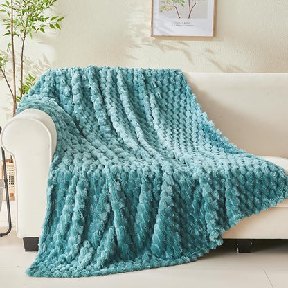 NEWCOSPLAY Fleece Clouds Cozy Twin Blanket - Image 8