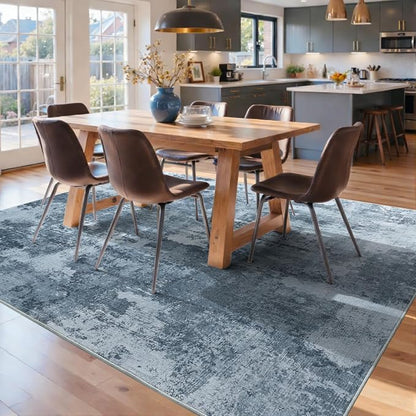 5x7 Ft Area Rugs for Living Room, Soft Non-Slip Washable Rugs Modern Abstract - Image 9
