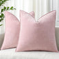 decorUhome Summer Couch Euro Sham Throw Pillow Covers 24x24 Set of 2, by decorUhome