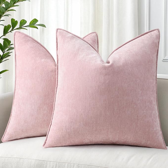 decorUhome Summer Couch Euro Sham Throw Pillow Covers 26x26 Set of 2, by decorUhome