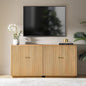 HULALA HOME Solid Wood Sideboard Buffet Cabinet Set of 2 by HULALAHOME