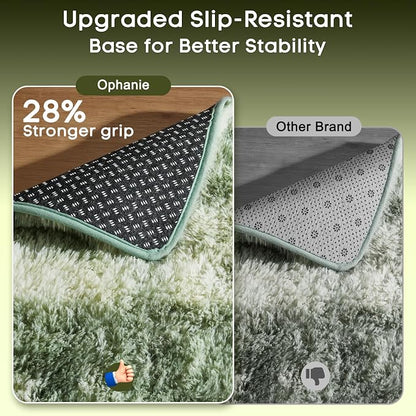 Ophanie 8x10 Green and White Area Rugs - Image 4