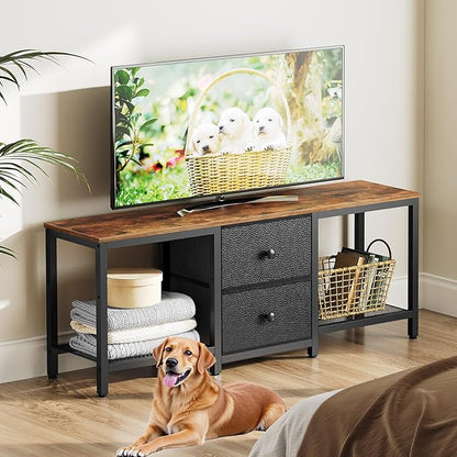YATINEY TV Stand for TVs up to 55", Entertainment Center - Image 2