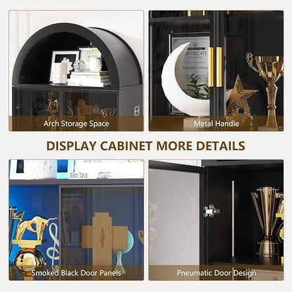 FREDEES Arched Display Cabinet - Image 6
