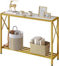 Tajsoon Entryway Table 41.8”, 2-Tier Entry Way Console Entrance Table, Narrow by Tajsoon