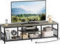 VECELO TV Stand with Power Outlets by VECELO