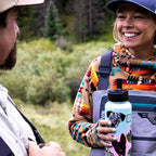 IRON °FLASK Camping & Hiking Hydration Flask with 3 Lids - Stainless Steel, Double Walled & Vacuum Insulated Water Bottle - Leak Proof & BPA Free (Cashmere Cream, Spout - 40 oz)