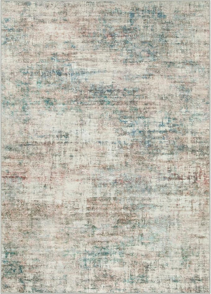 8x10 Area Rugs for Living Room: Washable Abstract Multi Color Carpet | Non-slip - Image 8