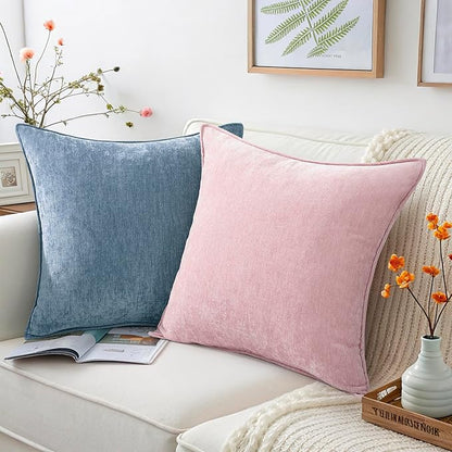 decorUhome Summer Couch Throw Pillow Covers 16x16 Set of 2, Decorative Soft - Image 6