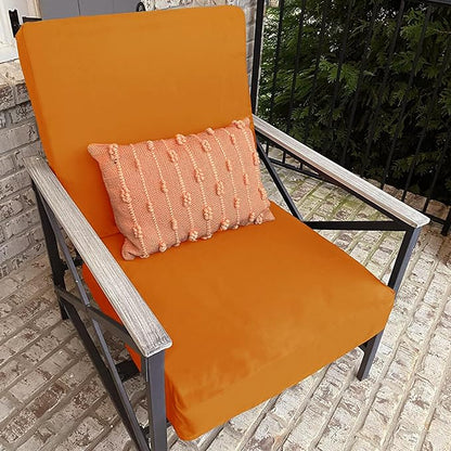 Sqodok Outdoor Cushion Covers 24x24 inch, Wicker Chair - Image 9