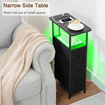 LOAKEKEL Narrow End Table Living Room - Image 4
