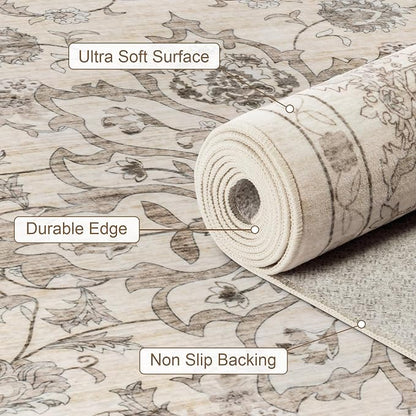 8x10 Area Rugs Living Room: Washable Rug - Image 7