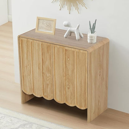 ORRD Sideboard Buffet Cabinet Set of 2, Accent Storage Cabinet - Image 6