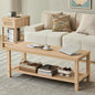 Lerliuo Boho Coffee Tables for Living Room, Rattan Center Table by Lerliuo