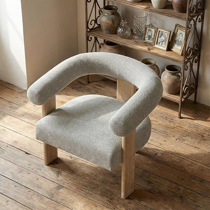 VKNOW Accent Chair Living Room Chairs Set of 2, Modern Upholstered Arm Chair - Image 9