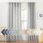 NICETOWN Linen Sheer Sliding Door Curtains 84 inch Long by NICETOWN