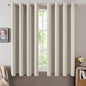 MIULEE 100% Blackout Linen Curtains by MIULEE
