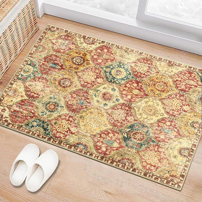 Lahome Moroccan Trellis Washable Rug, 2x3 Bathroom Rugs by Lahome