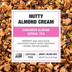 Tiesta Tea - Nutty Almond Cream, Premium Loose Leaf, Cinnamon Almond Herbal Tea Blend, Non-Caffeinated, Make Hot or Iced & Brews Up to 200 Cups, 16 Ounce Resealable Bulk Pouch