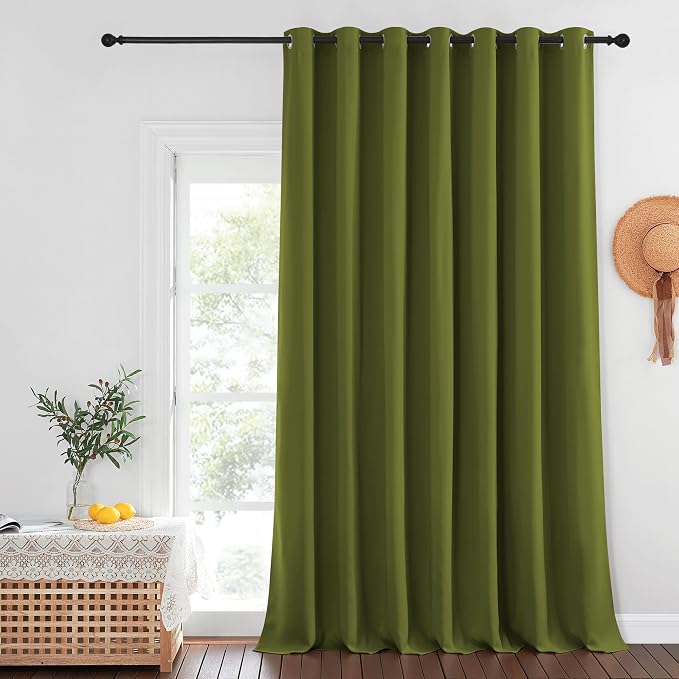 NICETOWN Olive Green Blackout Curtains by NICETOWN