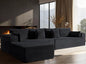 138" Oversized Cloud Sectional Couch, Comfort L Shaped Boneless Couch by VYUXWO