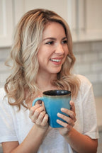 Ceramic Pour Over Coffee Maker with 40 Count Melitta Filters - Elegant Single Serve Coffee Dripper for Rich Brewed Pour Over Coffee