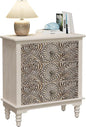 SUNBURY Nightstand w 3 Drawers, End Table Living Room Small Side Table by SUNBURY