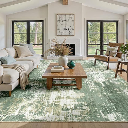 RELEANY Washable 6'x9' Abstract Area Rug - Image 9