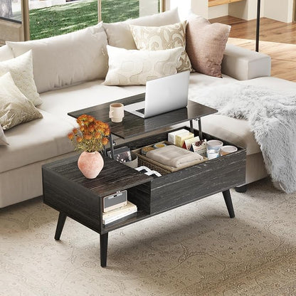 WLIVE Coffee Table for Living Room, Lift Top Coffee Table - Image 2