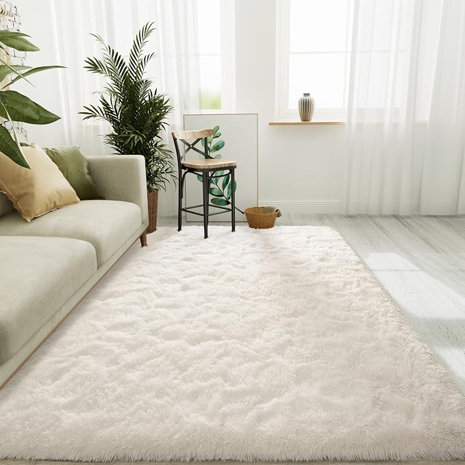 LOCHAS 8x10 Area Rugs Fluffy Living Room Carpets - Image 8