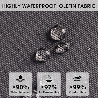 Rocking Chair Cushions with Pillow, Waterproof and Fade-Resistant Thicken - Image 3