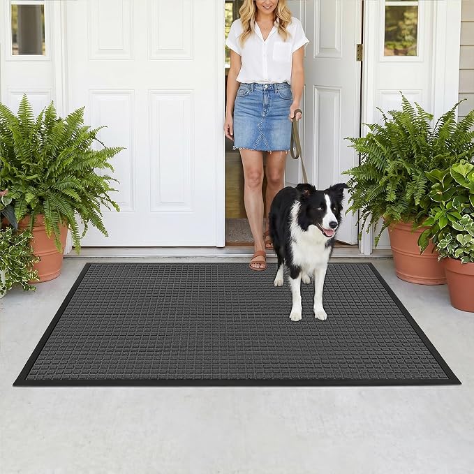 Front Door Mat Outside Entrance, Heavy Duty Waterproof Doormat | 47.5"x35.5" - Image 9