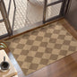 Lahome Colette Checkered Easy Jute Rug, 2x3 Entryway Rug Indoor Outdoor Front by Lahome