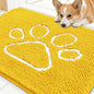 OLANLY Dog Door Mat for Muddy Paws 30x20, Paw Print Design Chenille Mud Mat | by OLANLY