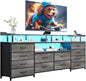 BTHFST 12 Drawers TV Stand Dresser by BTHFST