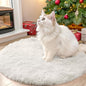 OLANLY Ivory Round Rugs for Bedroom by OLANLY