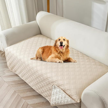 Genina Waterproof Couch Cover, Washable Anti-Slip 51 inch Loveseat Sofa Covers by Genina