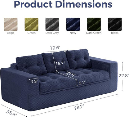 MAXYOYO 79" Loveseat Sofa Couch - Image 2